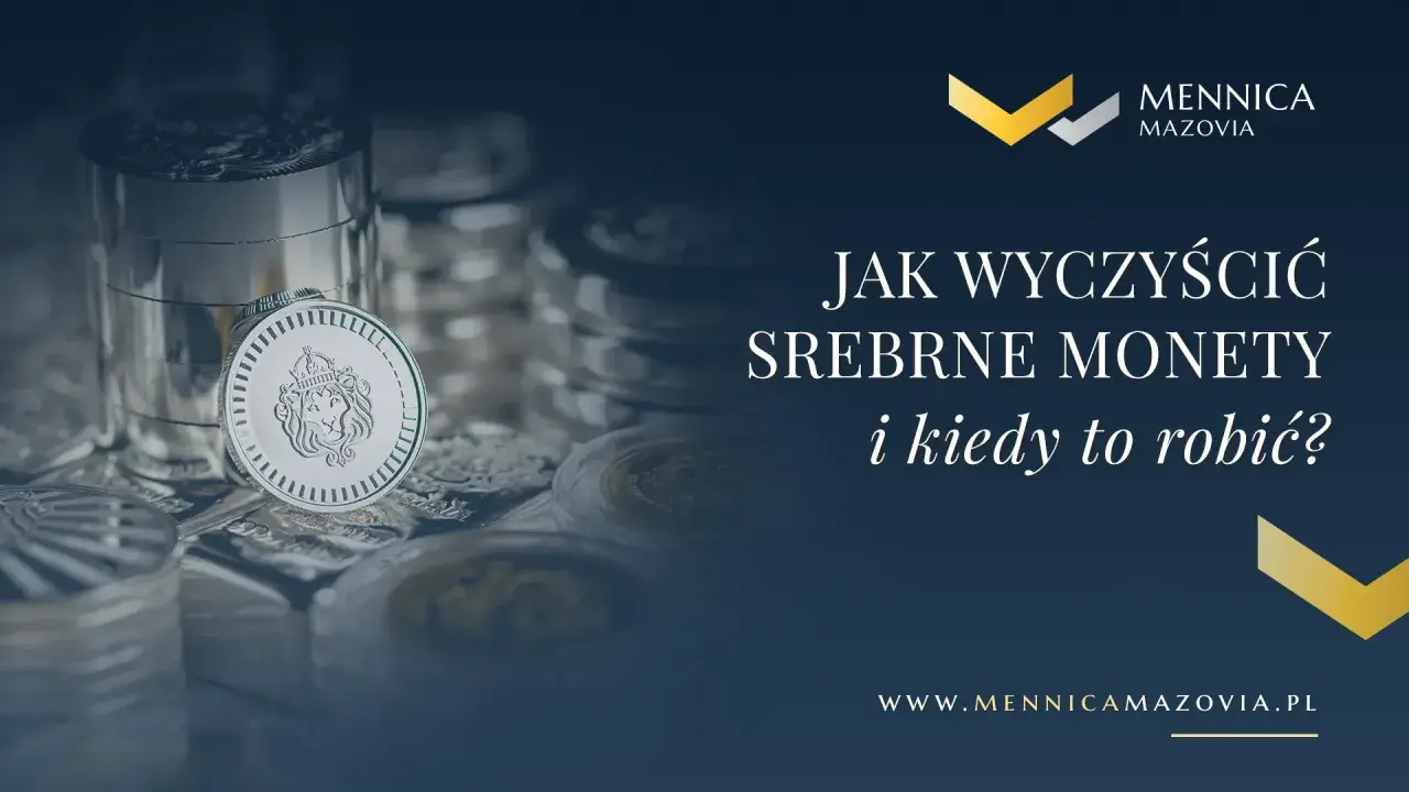 Stos błyszczących, srebrnych monet. Dowiedz się, jak czyszczenie srebrnych monet może przywrócić im blask.