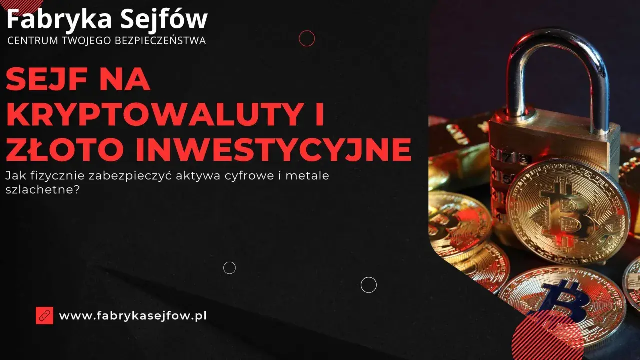 Sejf na kryptowaluty i złoto inwestycyjne. Dowiedz się, jak przechowywać złoto w domu, zabezpieczając cenne aktywa.